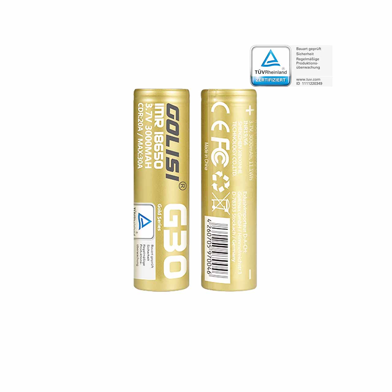 golisi_akku_g30_stehend Golisi G30 Akku TÜV