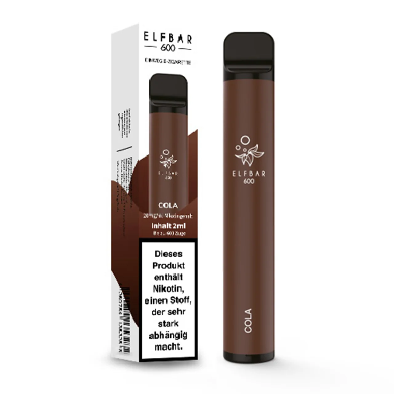 Elf Bar 600 Cola Einweg E-Zigarette Verpackung