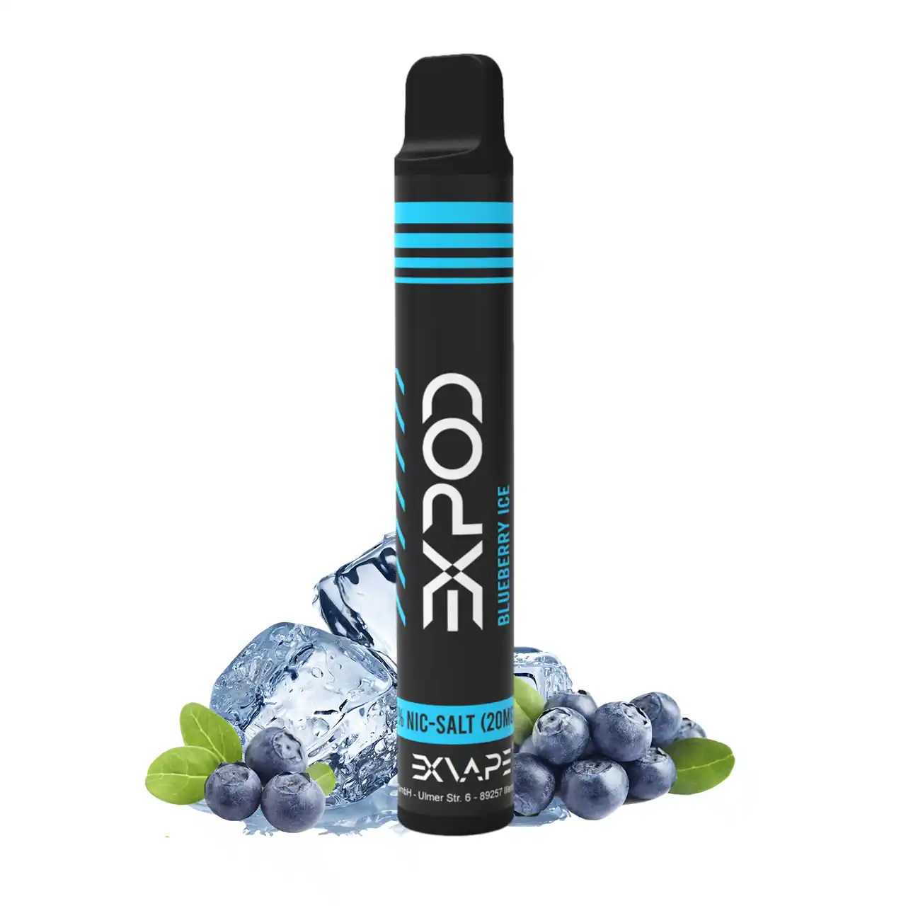 Exvape Expod Blueberry Ice Einweg-E-Zigarette
