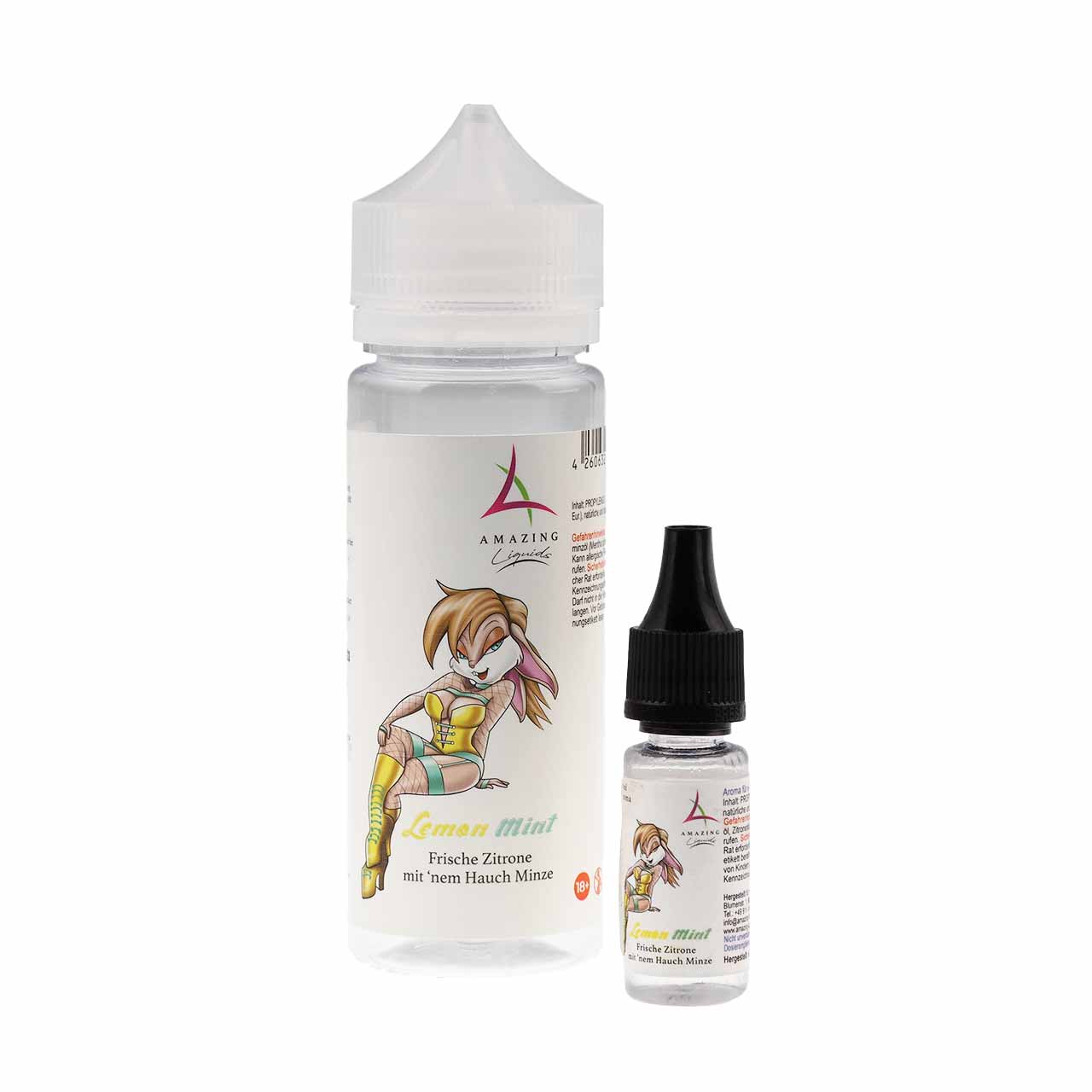 Amazing Liquids Lemon Mint 10ml Aroma 120ml Longfill