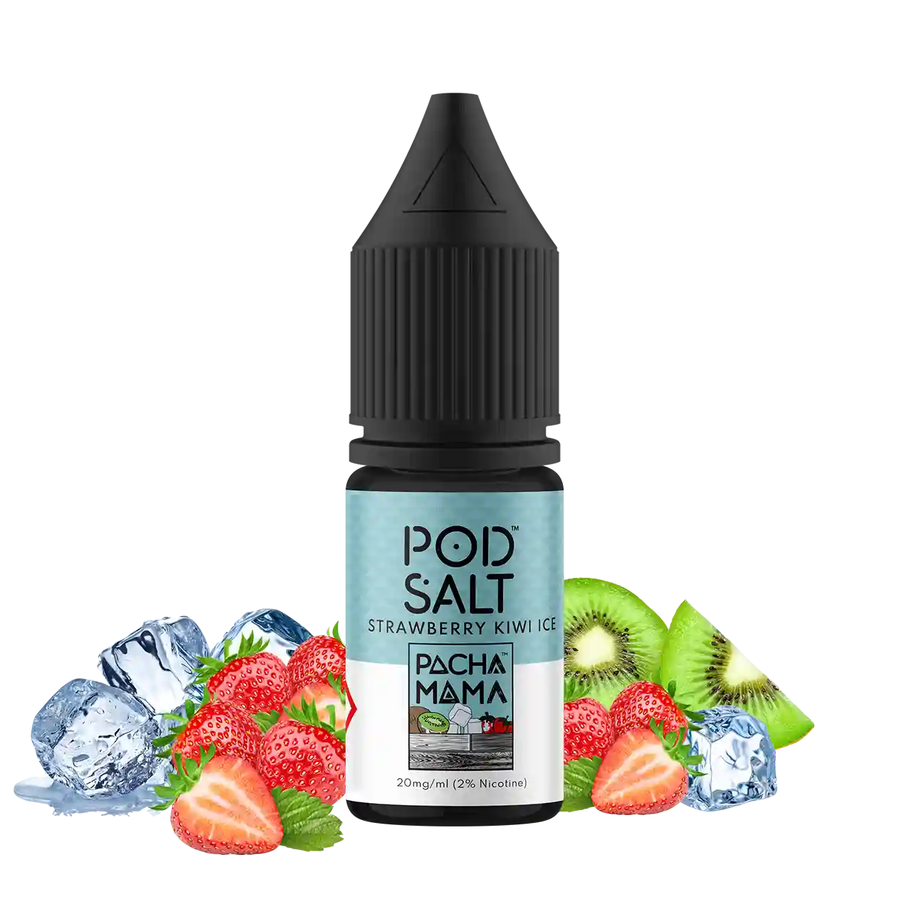 Pod Salt Fusion Strawberry Kiwi Ice Nic Salt Liquid