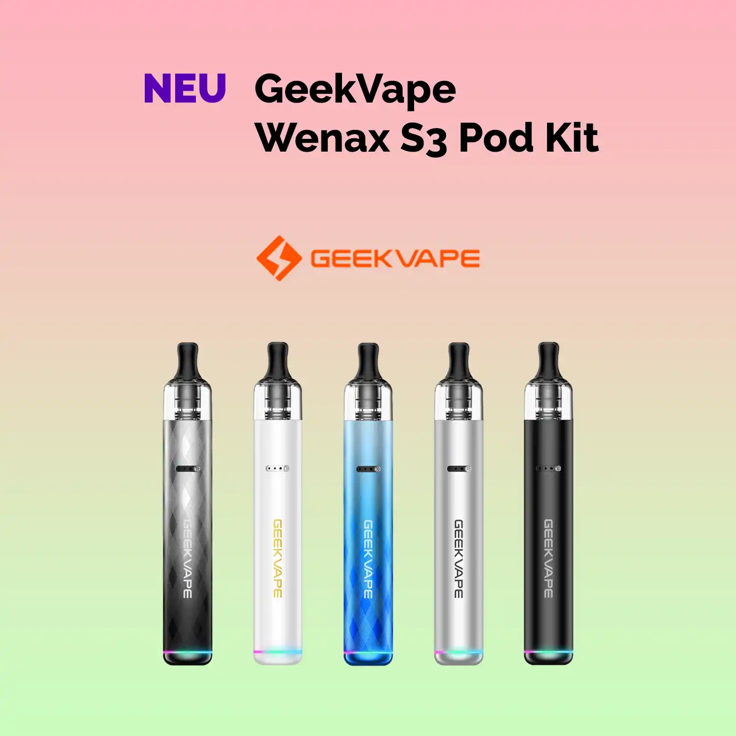 Banner GeekVape Wenax S3 Pod Kit