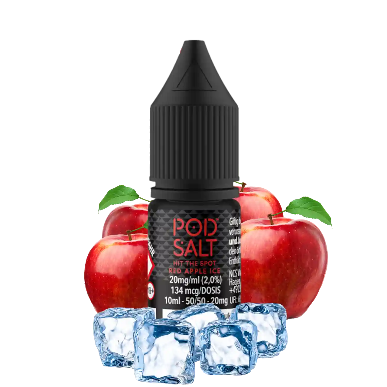 Pod Salt Red Apple Ice Nic Salt Liquid