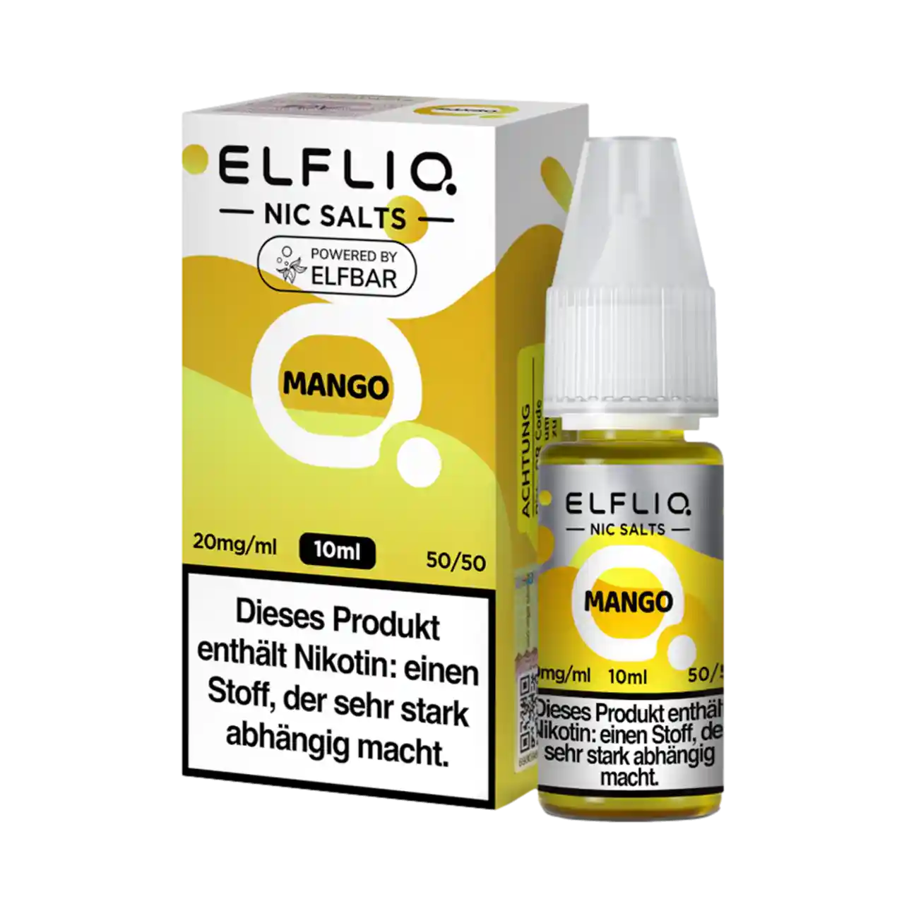 Elfliq Mango Nic Salt Liquid mit Verpackung
