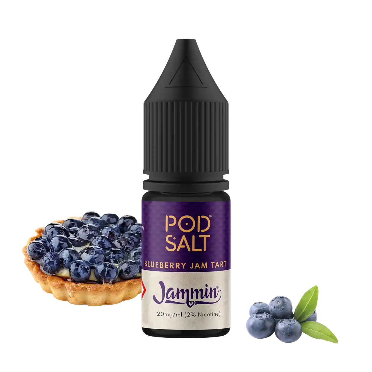 Pod Salt Fusion Blueberry Jam Tart Nic Salt Liquid