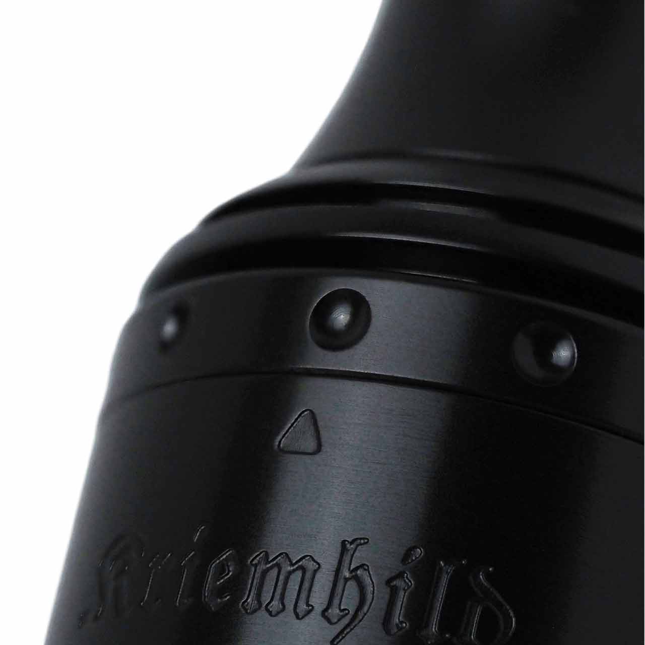 Vapefly Kriemhild Subohm Tank schwarz Nahaufnahme