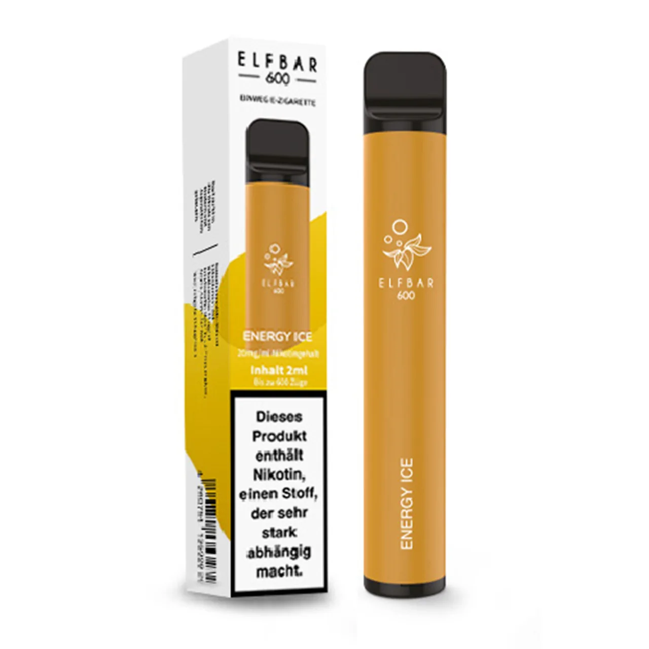 Elf Bar 600 Energy Ice Einweg E-Zigarette Verpackung