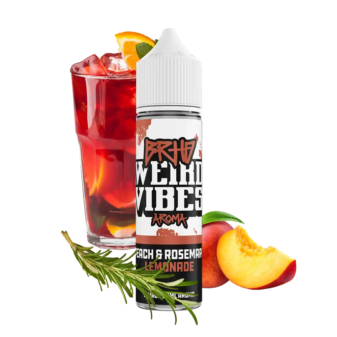 Barehead Weird Vibes Peach Rosemary Lemonade Aroma Longfill